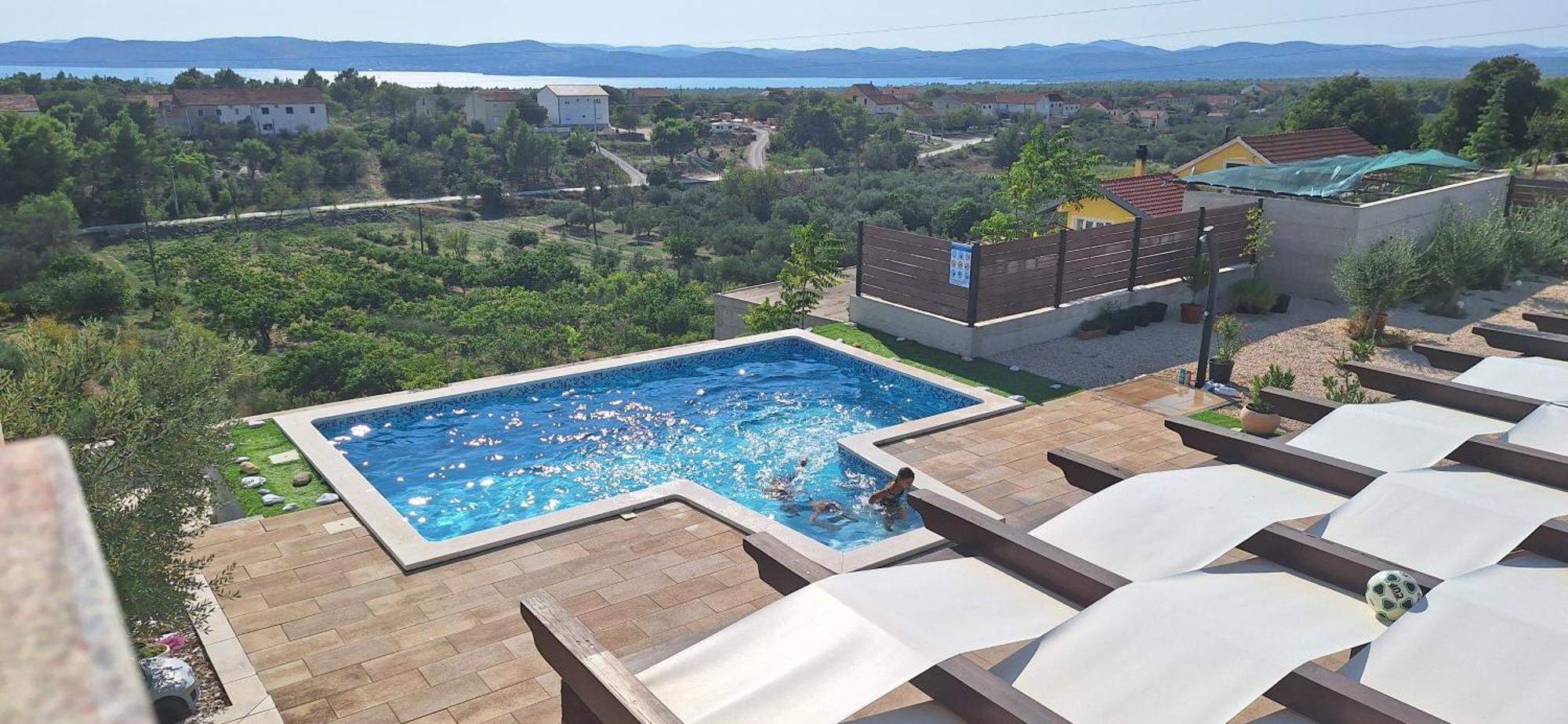 Villa Scolopax Rusticola Skradin With Heated Pool Exterior photo